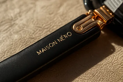 Luxury eyewear hinge detail